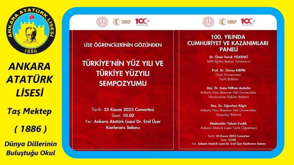 Türkiye'nin Yüzüncü Yılı ve Türkiye Yüz Yılı