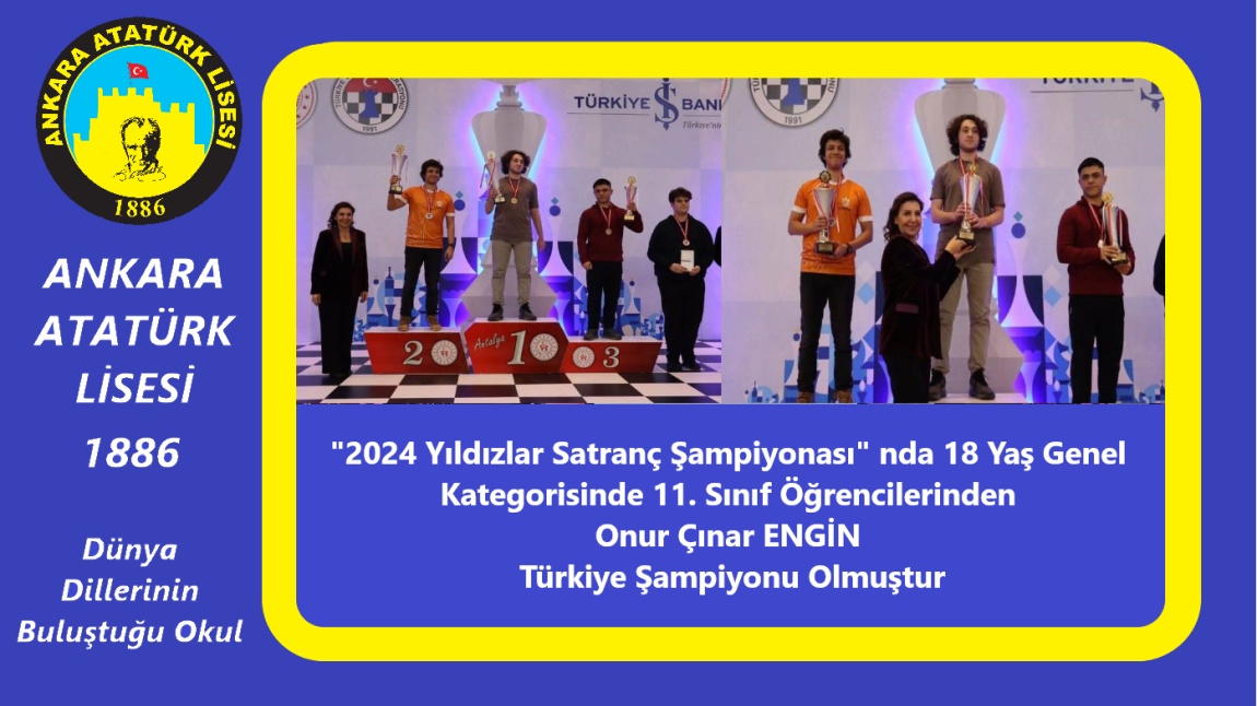 Satranç Türkiye Şampiyonu Okulumuzdan